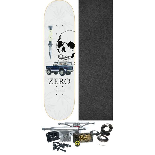 Zero Skateboards Forrest Edwards Fast Times Skateboard Deck - 8.5" x 32" - Complete Skateboard Bundle
